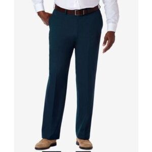 Haggar Men's‎ Cool 18 Pro Classic Fit Flat Front Pant - Regular and Big Size 46W